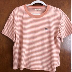 Madewell cropped baby tee